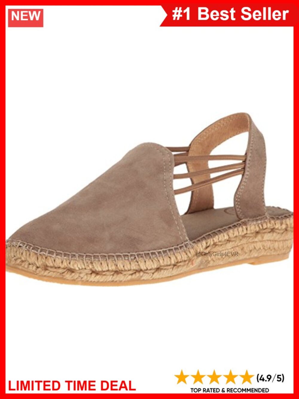 Leather Upper Slingback Espadrilles Platform Wedge Sandals